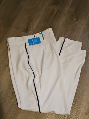 Men's White Baseball Pants
